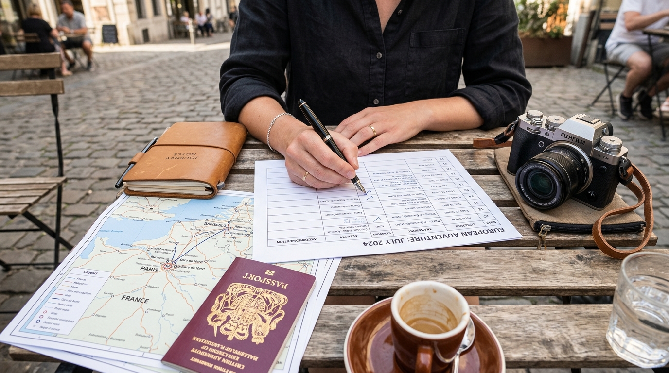 How to Write a Day-by-Day Schengen Travel Itinerary Grid